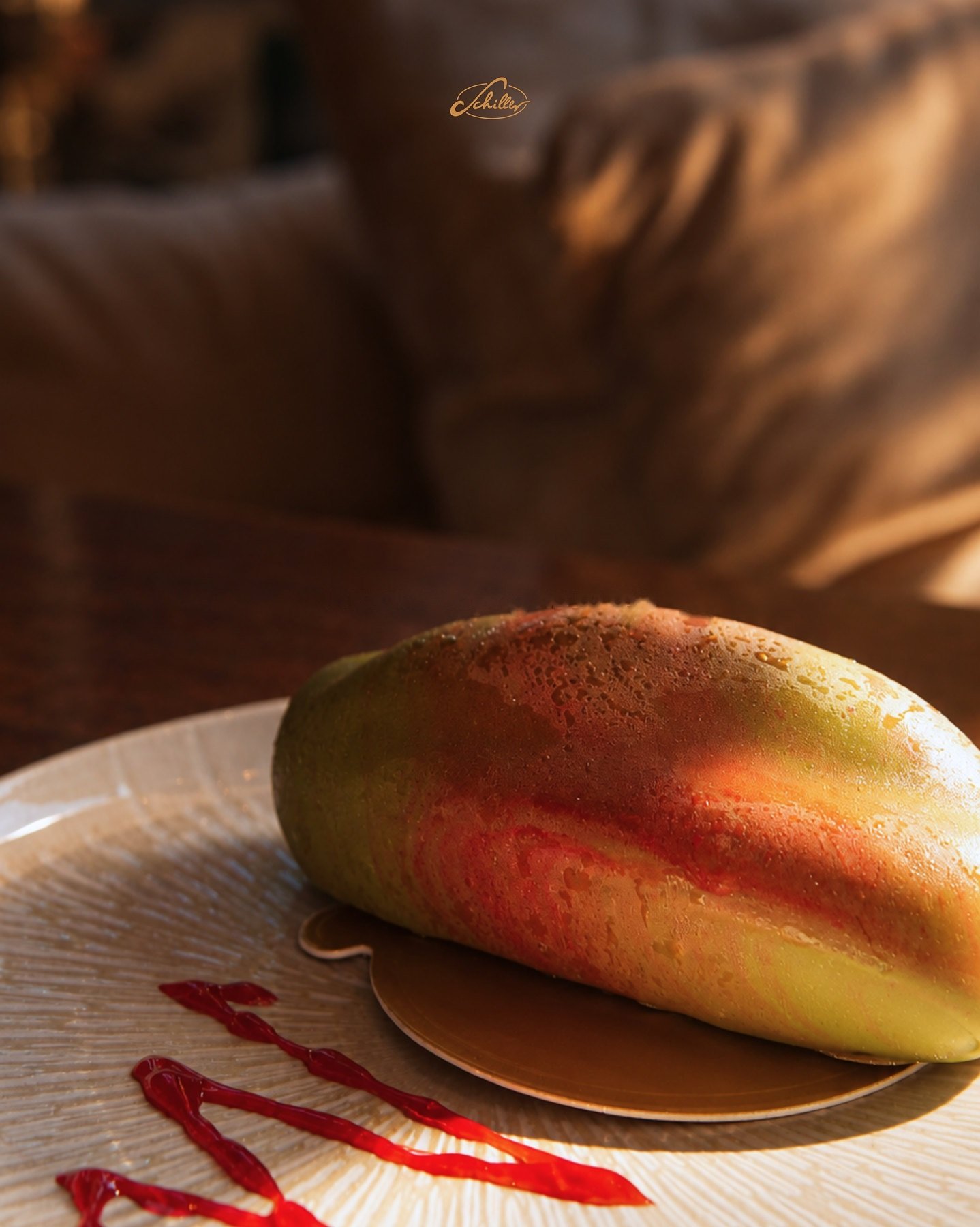 Mango-Dessert in Fruchtform